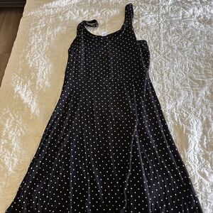 Old Navy Black tank Polka Dot Dress